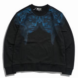New Baoliden High Men Double Blue Portrait Kenye Hoodies Hoody Hooded