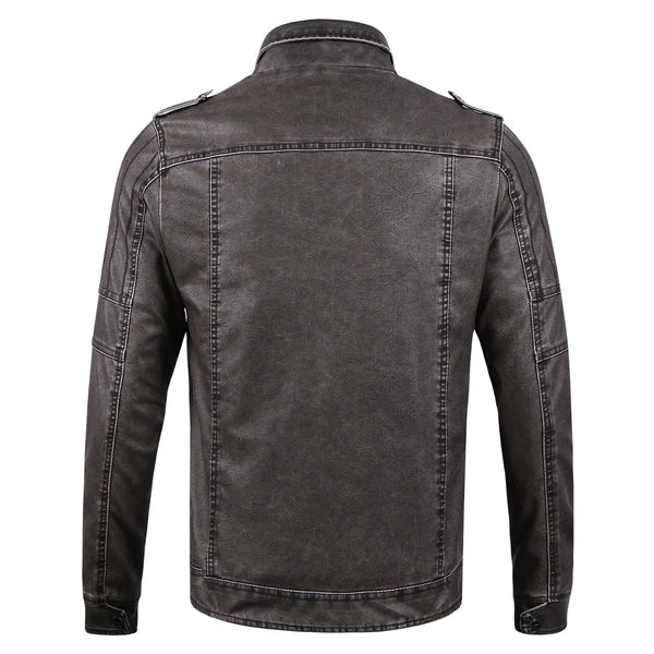 urban fashion featuring mens leather jacket fashion stand collar locomotive coat new winter casual plus size motorcycle jacket male warm biker outerwear design – premium quality jacket for men