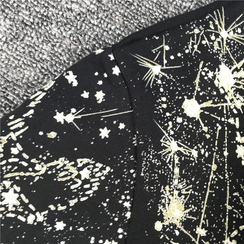 New High High Men Full Star Constellation Hoodies Hoody Hooded Sweatsh