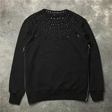 sadcore crying character featuring new 2017 baolideng men metal drill hot drill rivet star hoodies hoody hooded sweatshirts velvet cotton drake thicken fleece e18