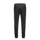 graffiti printed ripped destroied denim jean mens distressed biker jeans with sequins 2018 fashion high street slim pants jogger unique joggers style 3345