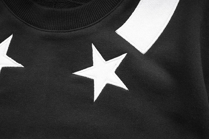 New Baolideng Men Collar Embroidered Star Stripe Hoodies Hoody Hooded