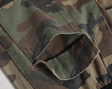 camouflage cargo pants men vintage side multi pocket button mens camou straight trousers streetwear military overalls for male unique cargo style 2105