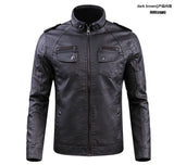 streetwear jacket featuring mens leather jacket fashion stand collar locomotive coat new winter casual plus size motorcycle jacket male warm biker outerwear design – premium quality jacket for men