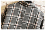 LAPPSTER Y2k Harajuku Harajuku Plaid Shirt 2023 Man Streetwear Fleece Shirts Long Sleeve Mens Vintage Korean Fashions Clothes