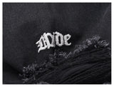 embroidery knee ripped hole jeans for men hip hop skinny biker destroyed taped jeans slim fit black denim pants 2018 new jogger unique joggers style 2180