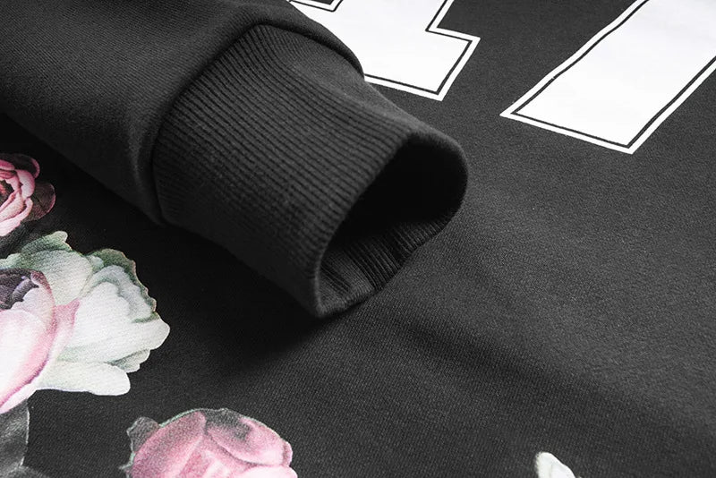 New Baolideng High Men 17 Romantic Roses Kenye Hoodies Hoody Hooded Sw