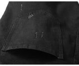 high street knee hole ripped biker jeans men slim fit elastic denim pants autumn new casual black stretch hip hop pants jogger unique joggers style 1752