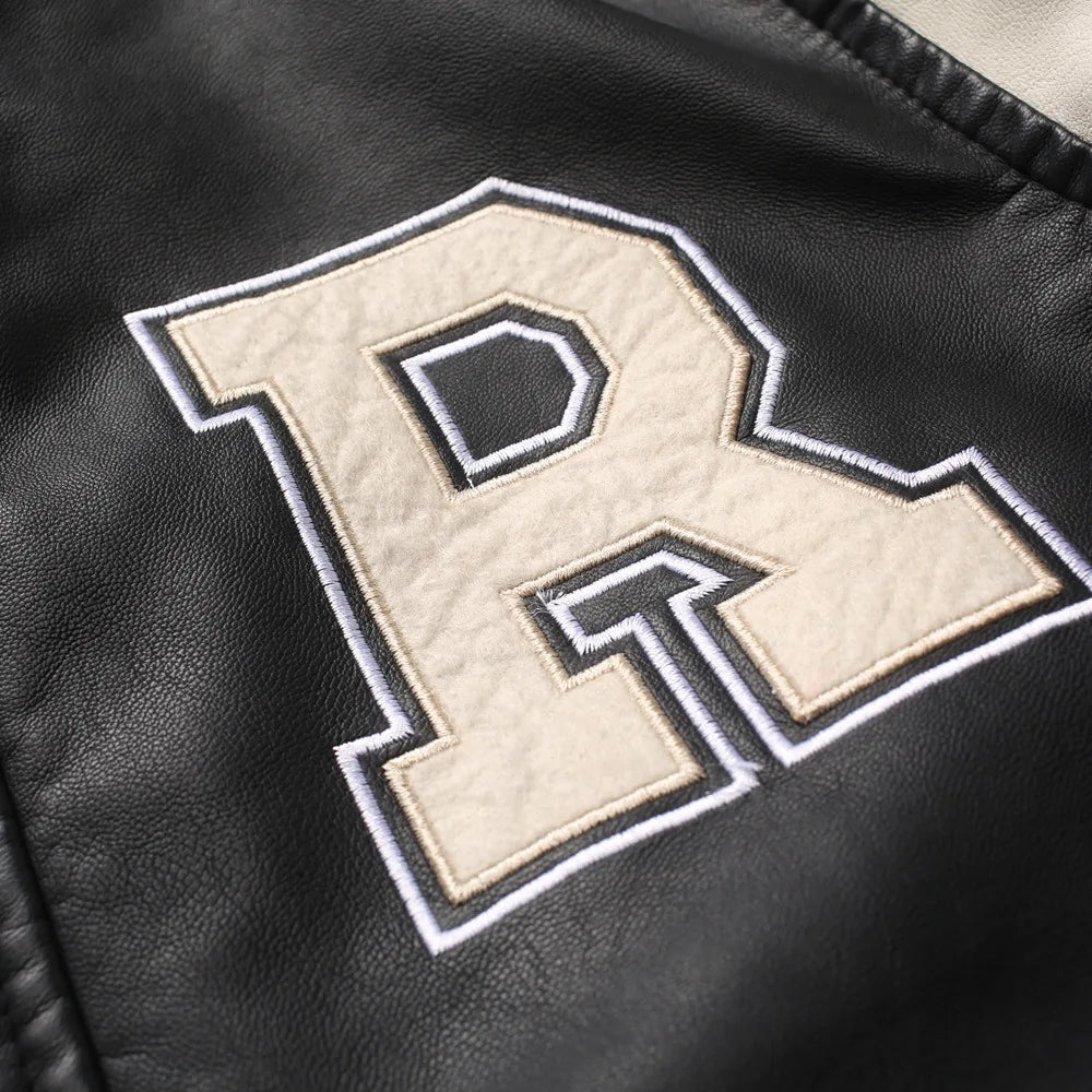 Embroidery Baseball Jackets Mens Fashion Pu Leather Coats 2018 New Hip Hop Streetwear Winter Warm Bomber Jacket Outwear