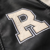 Embroidery Baseball Jackets Mens Fashion Pu Leather Coats 2018 New Hip Hop Streetwear Winter Warm Bomber Jacket Outwear