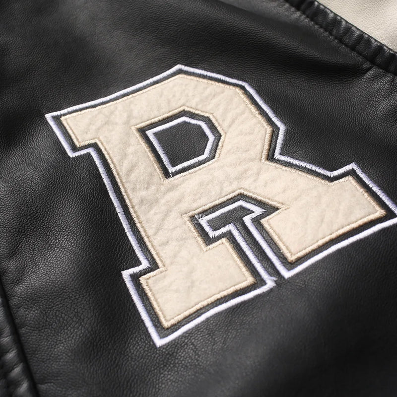 Embroidery Baseball Jackets Mens Fashion Pu Leather Coats 2018 New Hip Hop Streetwear Winter Warm Bomber Jacket Outwear