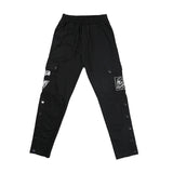 mens casual hip hop joggers side button trouser elastic waist drawstring sweatpants 2019 new cargo pockets streetwear man pants unique joggers style 2435