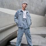 mens embroidery denim jackets fashion turn down collar long sleeve jean outerwear new spring casual streetwear jeans nan jack - variant style 945f94 for streetwear fashion