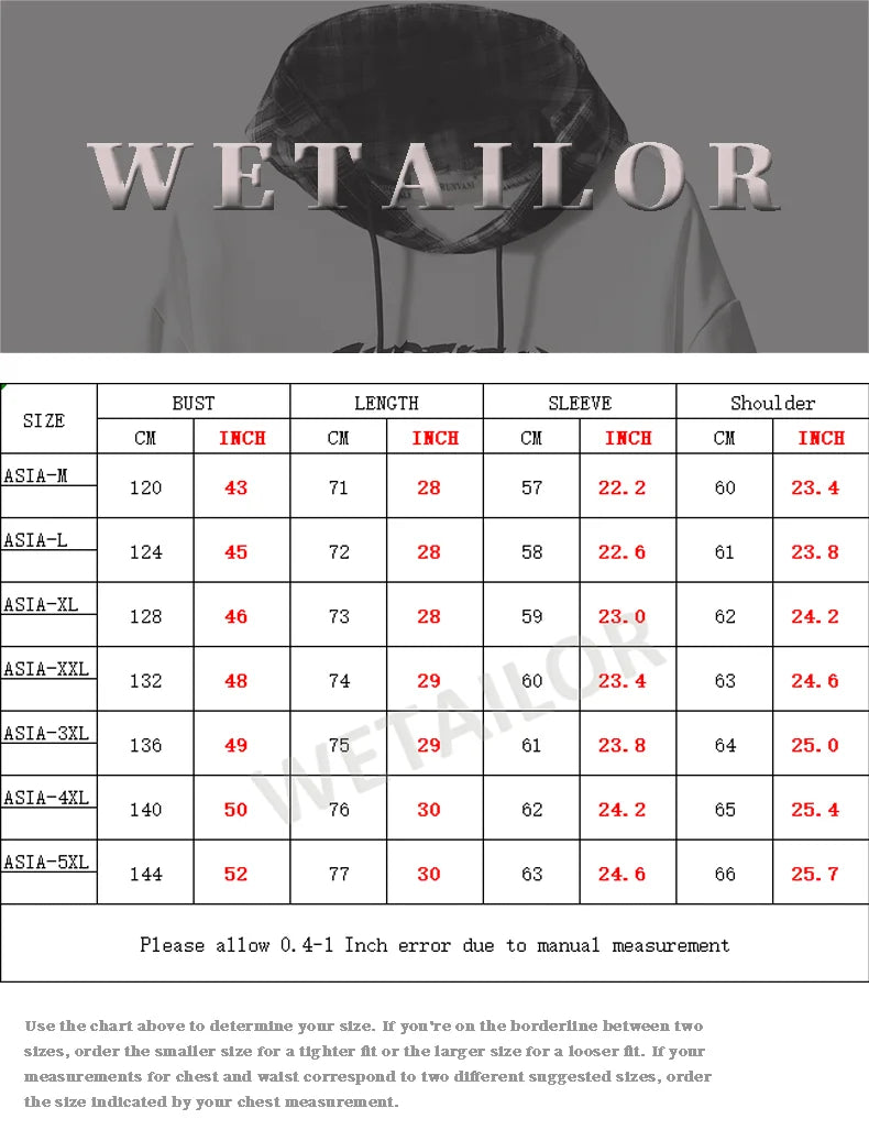 Black Patchwork Hoodies Autumn Spring Mens Sweatshirts Hiphop Punk Str