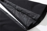 hip hop loose fit elastic waist pants cargo pockets spliced reflective lines ankle pants mens drewstring sportwear pants joggers unique joggers style 1980