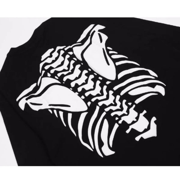 Gothic Streetwear – Hip Hop Streetwear Tshirt Mens Harajuku Skull Printed T Shir – Urban Streetwear for Men & Women