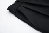 mens shorts summer casual black zipper elastic waist straight short pants with chain new hip hop streetwear loose shorts joggers unique joggers style 2354