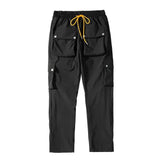 high street functional hip hop cargo pant harajuku fashionable multi pocket cargo trousers men women streetwear loose casual utility cargo pants