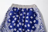 Hip Hop Loose Shorts Fashion Harajuku Printed Shorts Mens Summer Casual Elastic Waist Drewstring Streetwear Sportswear Joggers