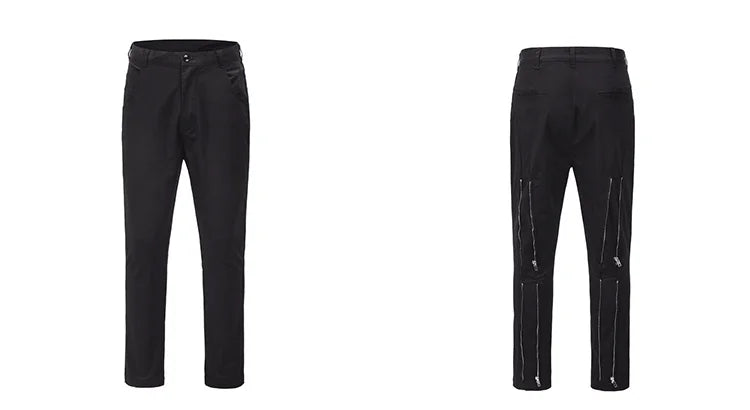 fashion back zipper loose zipper cargo straight pants new summer streetwear pants trousers mens harajuku casual pants joggers unique joggers style 34