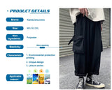 rainbowtouches cargo pants big pocket high street fashion hip hop tide card trousers men loose straight pant superior quality unique cargo style 869