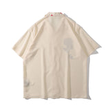 Dark Icon Floral Vintage Polo Shirts Men Summer Holiday Beach Men's Shirts Streetwear Shirts for Men