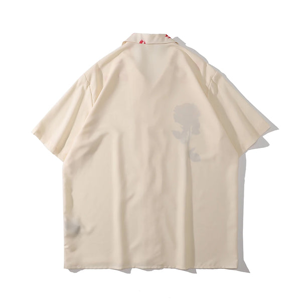 Dark Icon Floral Vintage Polo Shirts Men Summer Holiday Beach Men's Shirts Streetwear Shirts for Men