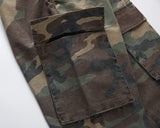 streetwear mens hip hop camouflage flare pants fashionable camo cargo pants male slim fit camouflage trousers women all match unique cargo style 5139
