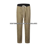 black khaki retro pants baggy high street mens joggers vintage straight trousers loose casual back pockets sweatpants for men unique joggers style 2844