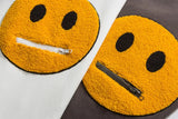 Gonthwid Hoodies Streetwear Hip Hop Zipper Pocket Smile Face Patchwork