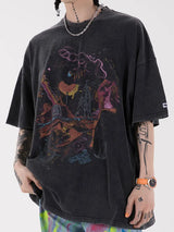 Trapwear Shirt – Gonthwid Oversized T Shirts Hip Hop Distressed Graffiti Punk – Modern Streetwear for Everyone