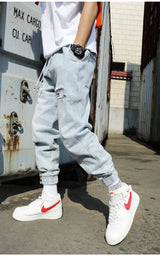2023 new streetwear hip hop cargo pants mens jeans elastic harun joggers in autumn and spring men clothing unique joggers style 2760