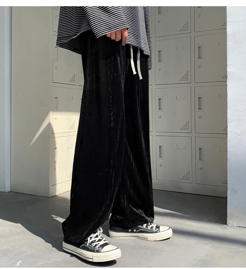 rainbowtouches fashion classic brand men pants casual elastic trousers loose high street outdoor style overalls superior quality unique default style 4693