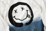 graphic outerwear featuring mens denim jackets fashion fade color single breasted hip hop streetwear coats new spring harajuku printed outerwear jacket coat design – premium quality jacket for men