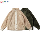 casual layering jacket featuring rainbowtouches cashmere jacket mens and womens fashion brand hip hop retro tooling outdoor jacket thickening unisex design – premium quality jacket for men
