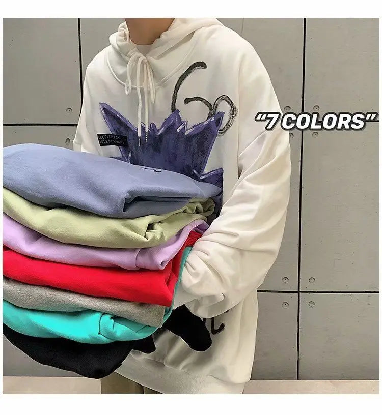 Autumn Winter Sweatshirts Women Hoodies Hong Kong Style Ins Trend Hip