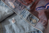 trendy coat featuring mens hip hop lightning denim jackets fashion graffiti ripped coats high street swag outerwears 2020 new spring streetwear jacket design – premium quality jacket for men