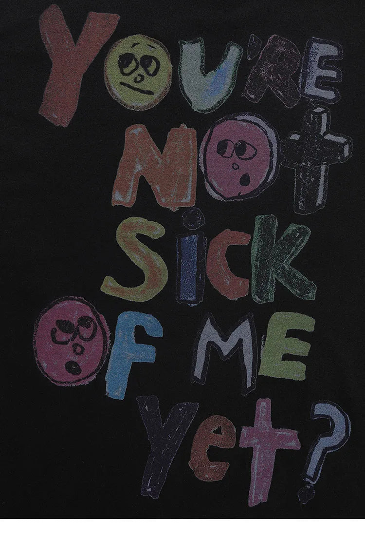 Grunge Vintage t-shirt – Men Oversize T Shirt Hip Hop Streetwear Painting Letter Hear