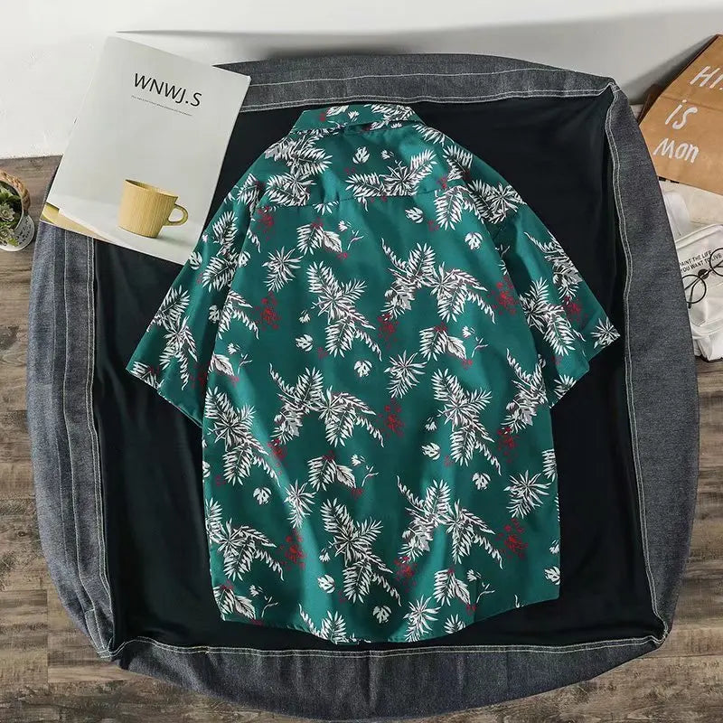 2020 Summer chemise hommes Fashion Streetwear Short sleeve Top Mens shirts Casual Hip Hop Harajuku Sweatshirt printing Shirt Men