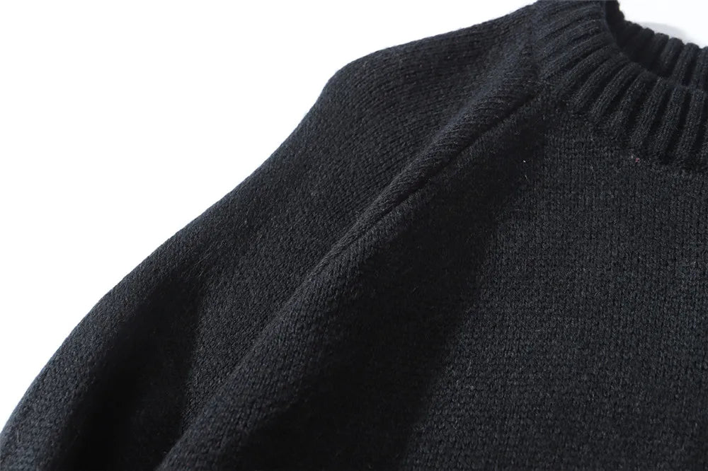 hip hop mens streetwear harajuku knitted sweater fire flame autumn winter new o neck sweater pullover loose retro vintage cotton trendy hip hop style outerwear, unique limited edition hoodie, urban wear with bold artwork