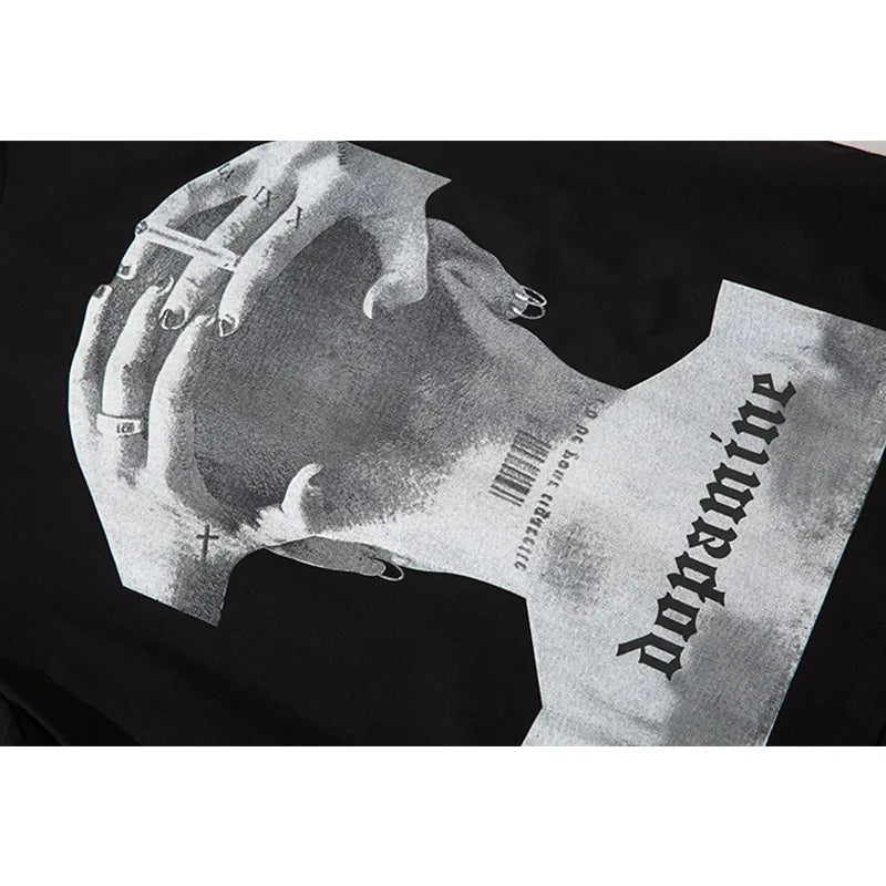 Skatercore Vintage t-shirt – Aolamegs Mens Tee Shirts High Street Cool Boy Printed Oversi