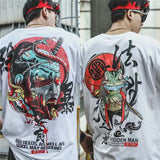Cyberpunk Aesthetic print tee – 100 Cotton White Hip Hop T Shirt Short Sleeve T Shirt Fashio