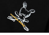 Y2K Graphic Tee – Hip Hop Streetwear Tshirt 2023 Men Cute Rabbit Letter Printe – Modern Streetwear for Everyone
