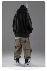 Autumn Winter High Collar Hoodie Loose Comfortable Mens Clothes Haraju