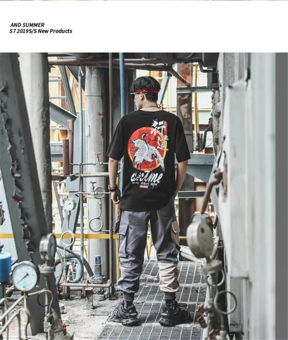 Cyberpunk Aesthetic print tee – 100 Cotton White Hip Hop T Shirt Short Sleeve T Shirt Fashio