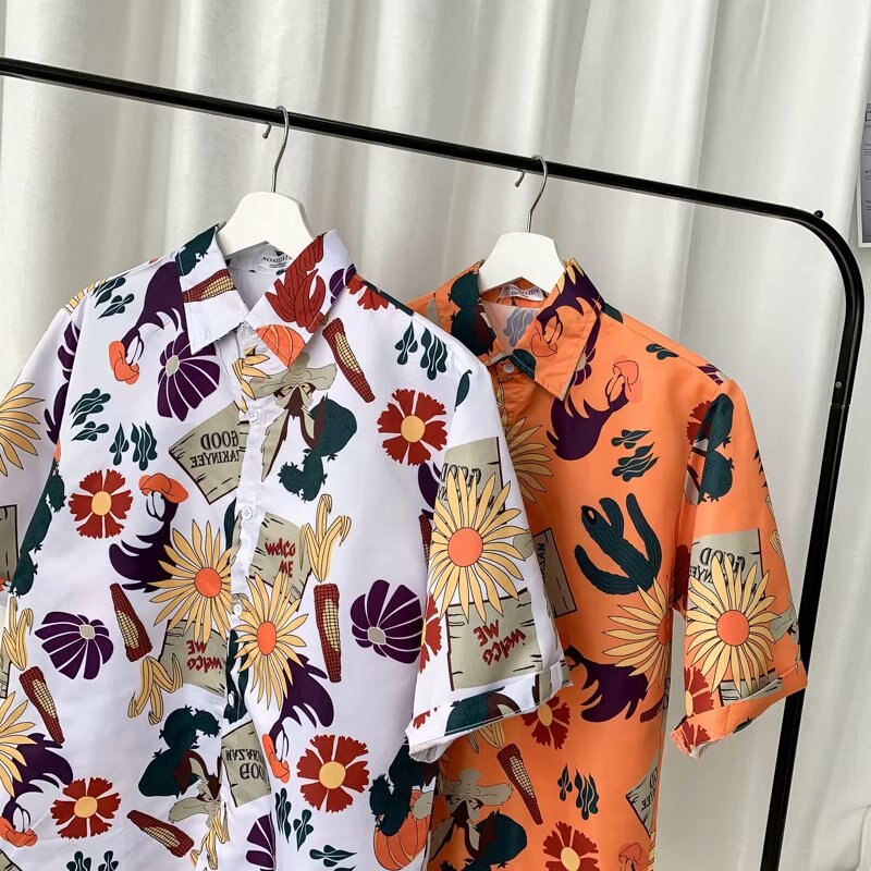 "Flower Seeds" Unisex Men Women Streetwear Graphic Shirt Daulet Apparel