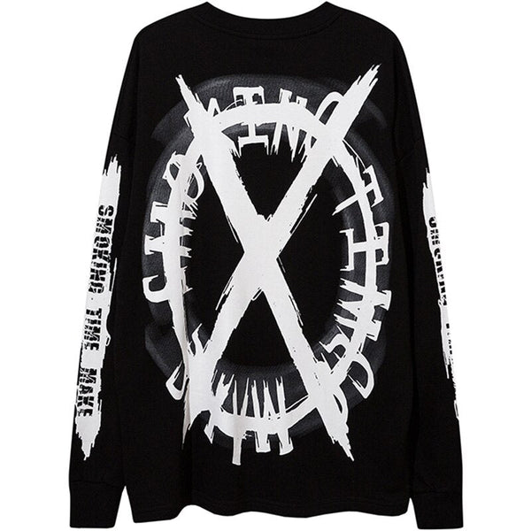 "Rough Love" Unisex Men Women Streetwear Graphic Sweater Daulet Apparel