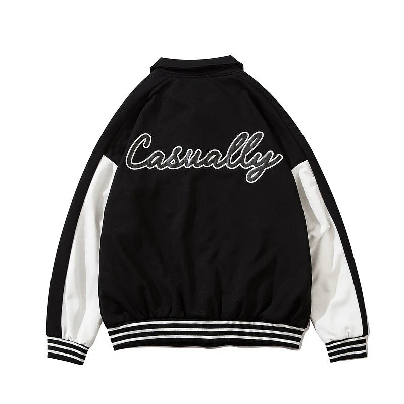 Quilted graffiti high fashion puffer windbreaker minimalist