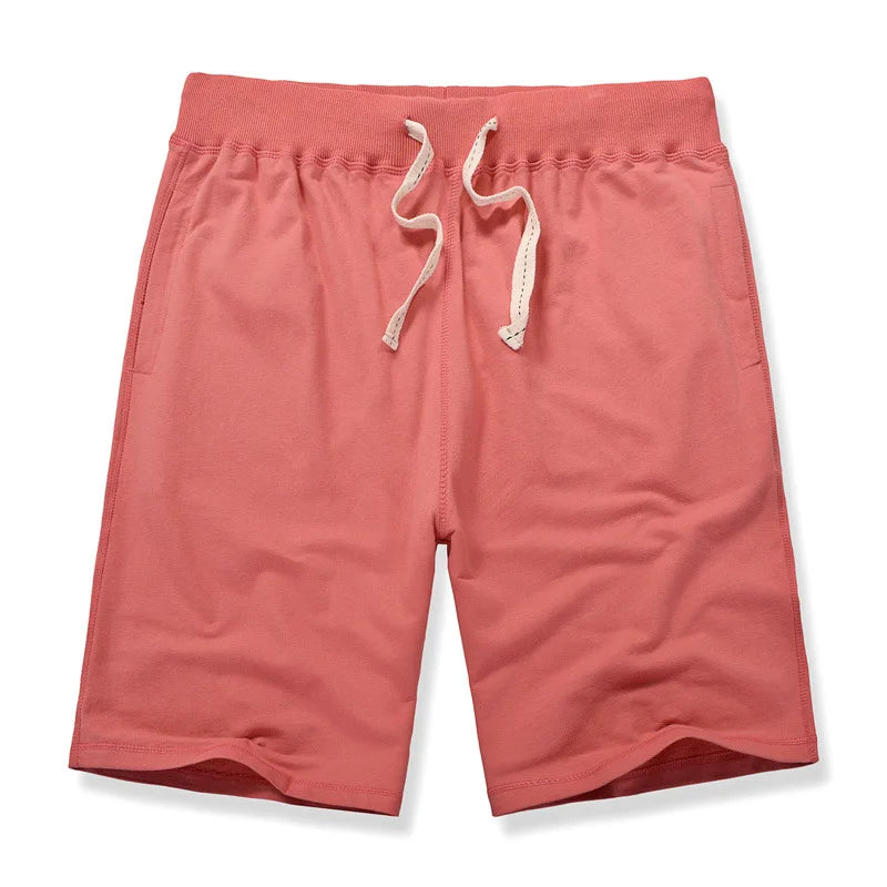 Gray Cotton Shorts Men Summer Sport Fitness Gym Workout Jogger Shorts with Pocket High Quality Plus Size Home Casual Sweatshorts