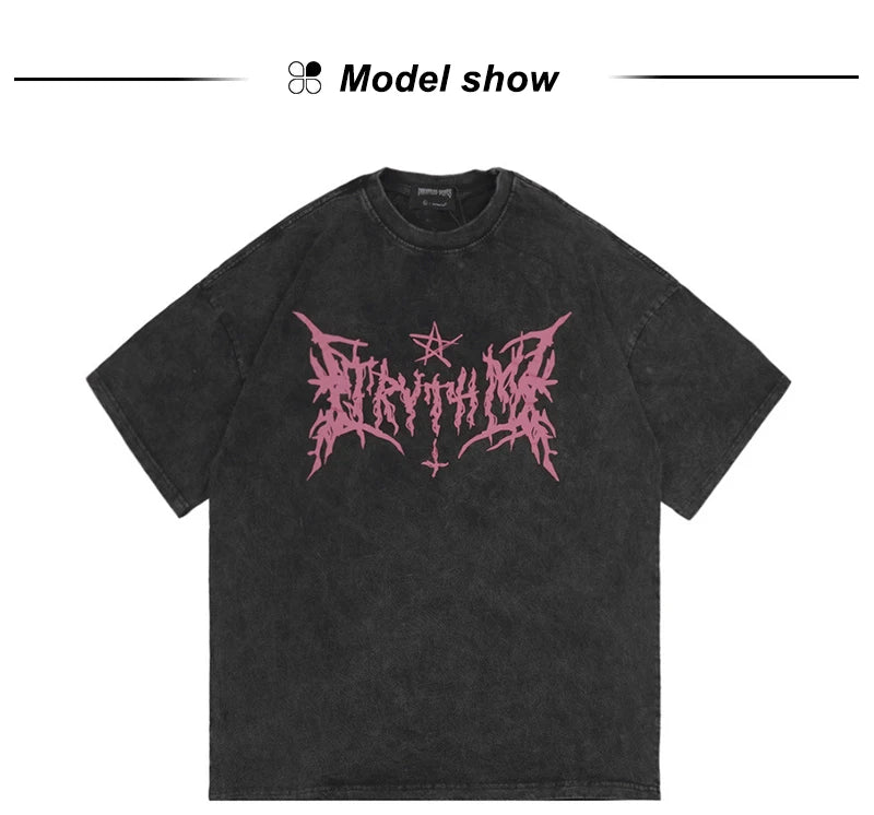 Trapwear Shirt – Rainbowtouches Punk T Shirt 2022 Half Sleeveunisex High Stre – Modern Streetwear for Everyone